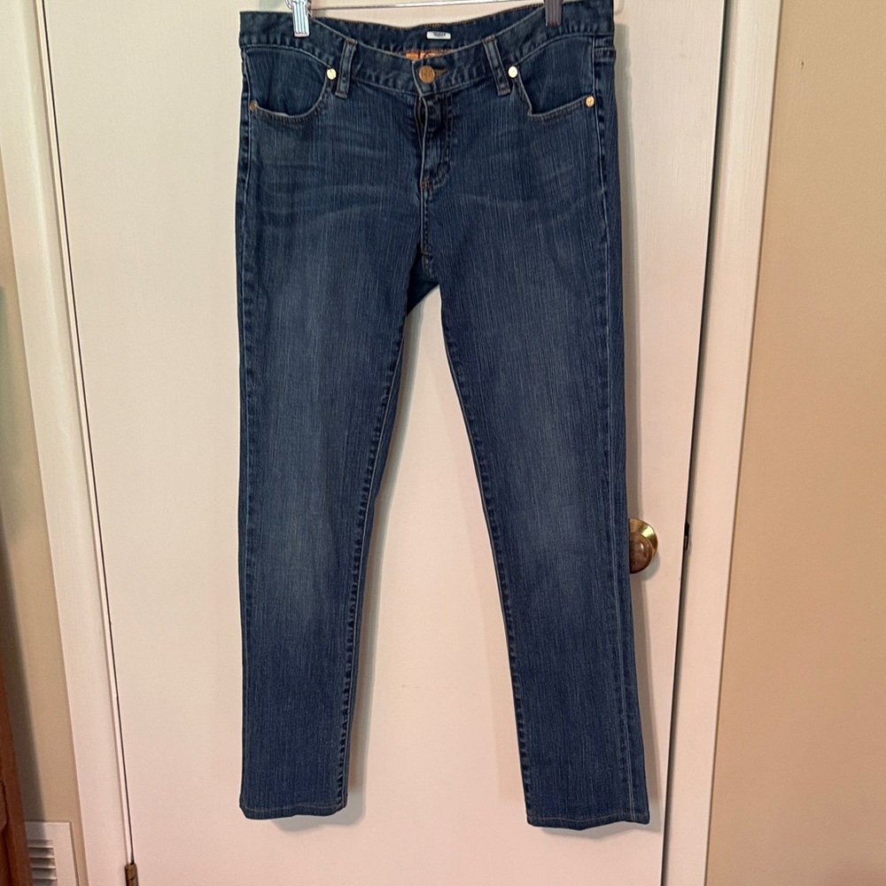 Tory Burch Bintage Dark Blue Straight Leg Jeans
